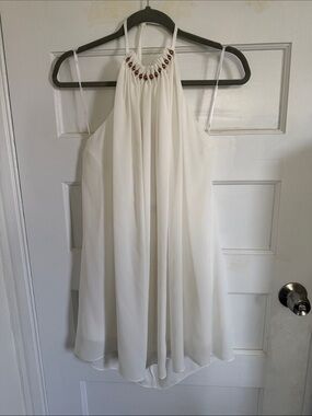 believe in love white backless skater dress Sexy White Dress - Backless Dress - Backless Skater Dress